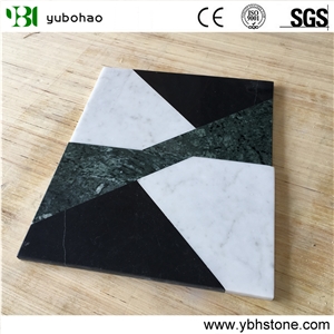 Mixed Color/Honed Marble Dish Kitchen Accessories