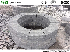 Natural Stone Black G654 Granite Kerbstone Of Road Natural Stone Black G654 Granite Kerbstone Of Road