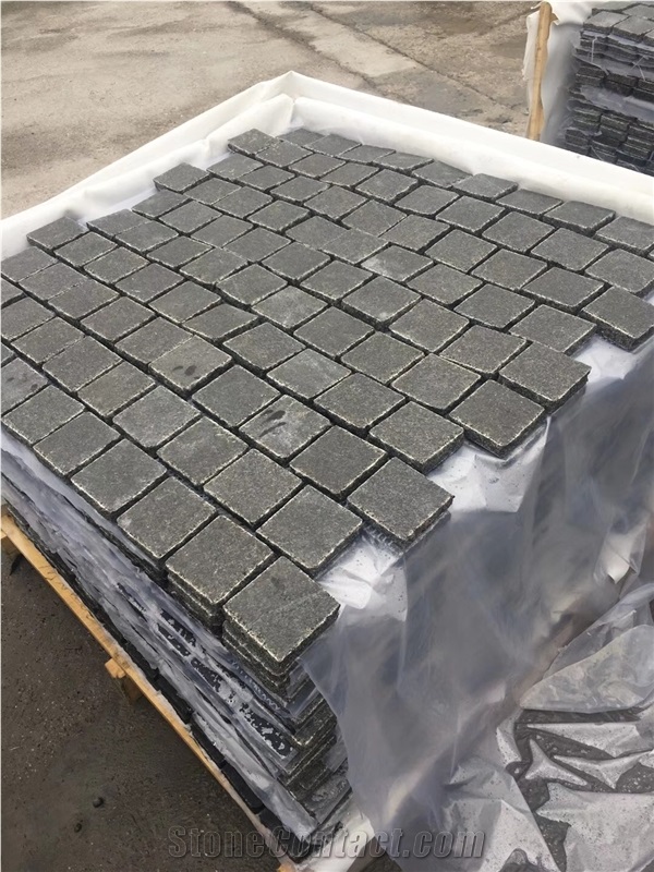 Nero Zimbabwe/Black Granite Cube Stones/Kerbstones
