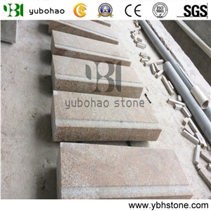 Rusty Yellow/Natural Granite Paver Kerb Road Stone