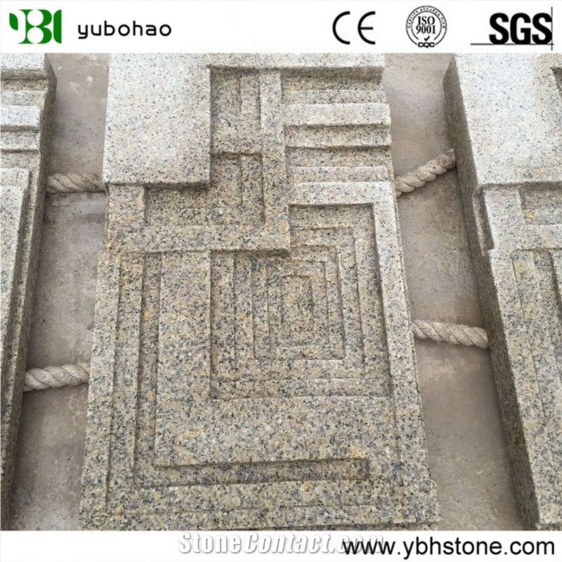 Rusty Yellow/Natural Granite Paver Kerb Road Stone