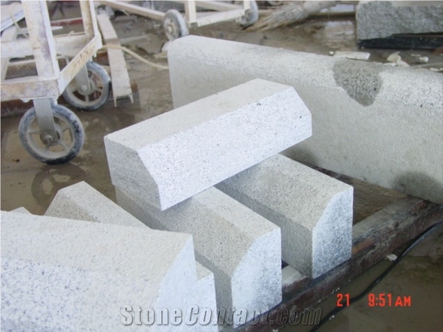 Sesame White Side Stone, G603 Granite Curbs