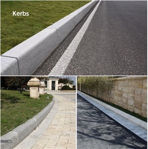 Sesame White Side Stone, G603 Granite Curbs