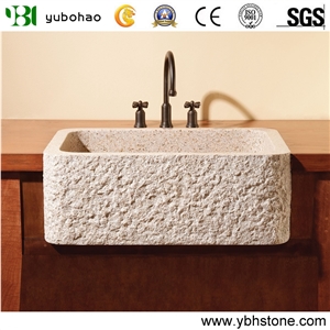 Shanxi Black/Black Granite Farm Sink for Kitchen