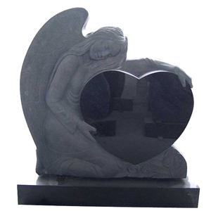Shanxi Black Granite, Headstones Gravestone Carved