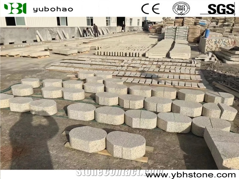 Sunset Yellow/Chinese Granite Kerbstone for Garden