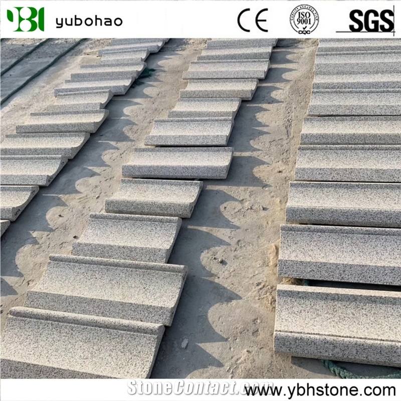 Sunset Yellow/Chinese Granite Kerbstone for Garden
