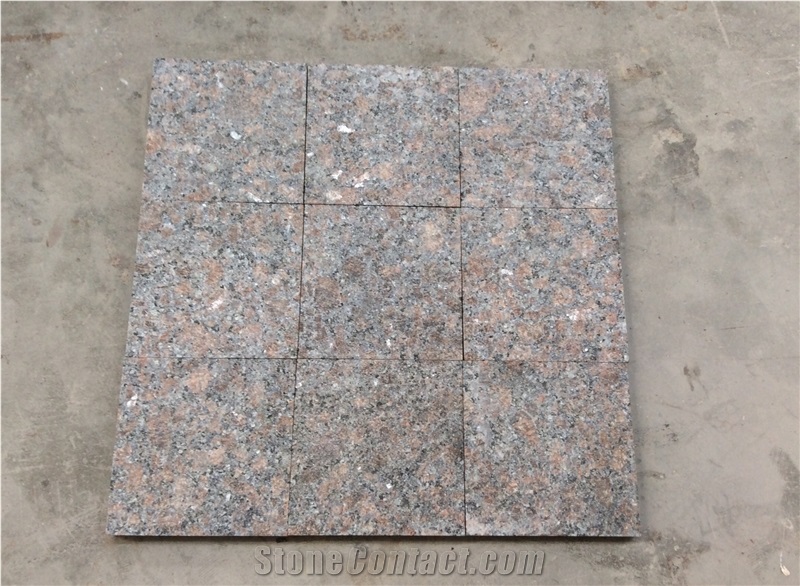 Tan Brown, Brown Granite Paving Stones, Curved