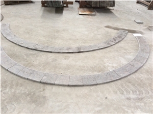 Tan Brown, Brown Granite Paving Stones, Curved