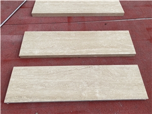 White Travertine Honeycomb Displays Tiles