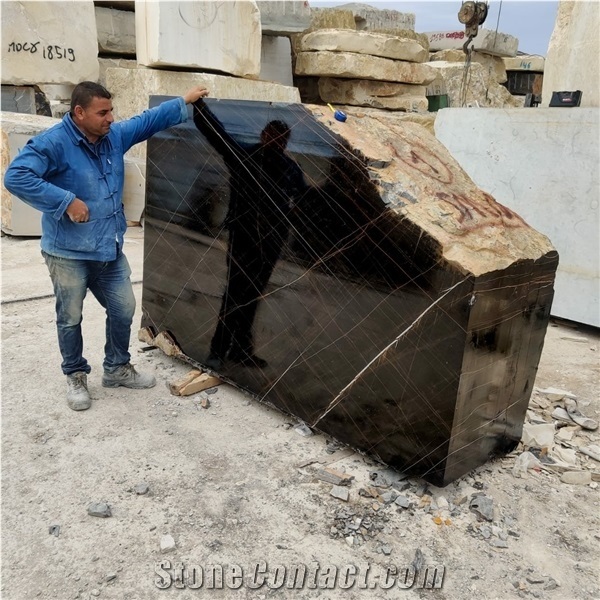 Black Sahara Marble Blocks