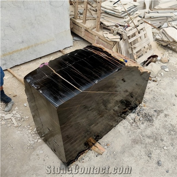 Black Sahara Marble Blocks
