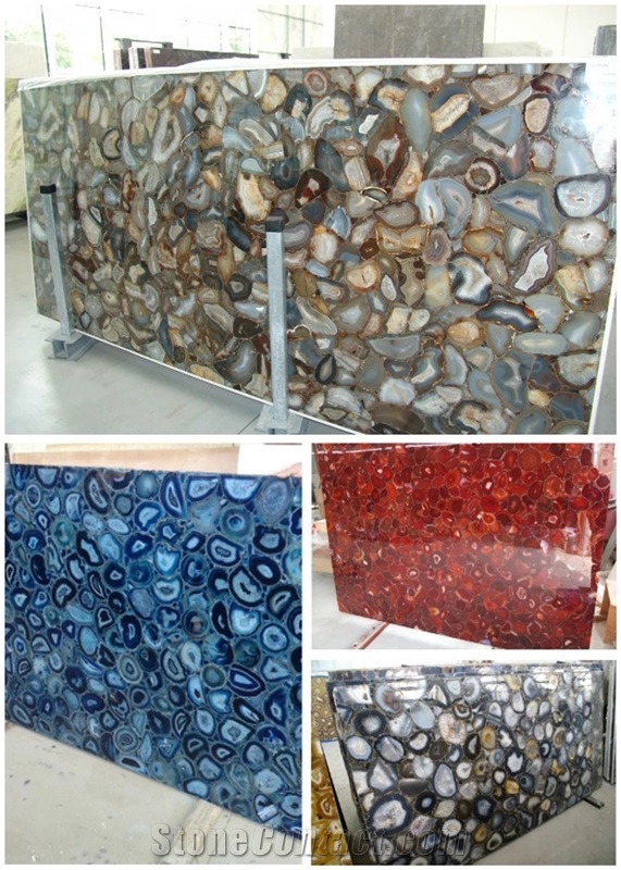Agate Wall Panels Semiprecious Stone Slabs For Sale