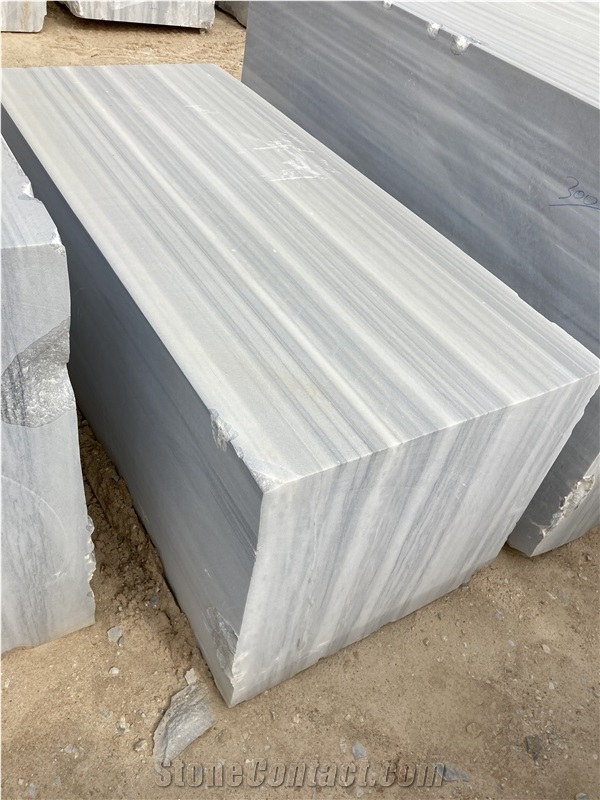 Marmara Equator Marble Block, Turkey Semi White Marble