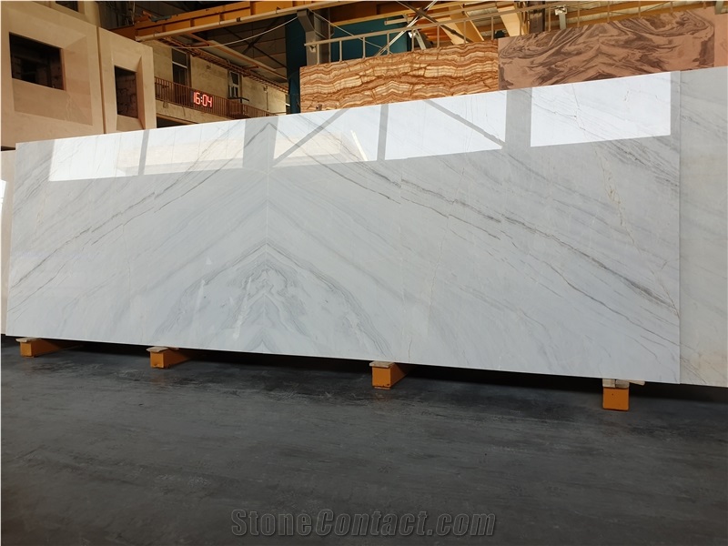 Azna White Crystal Marble Slabs