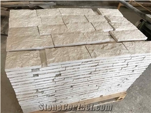 Beige Limestone Tiles, Wall Tiles,Polished and Split Face Price from 25€/M2