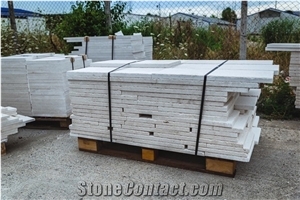 Beige Limestone Tiles, Wall Tiles,Polished and Split Face Price from 25€/M2