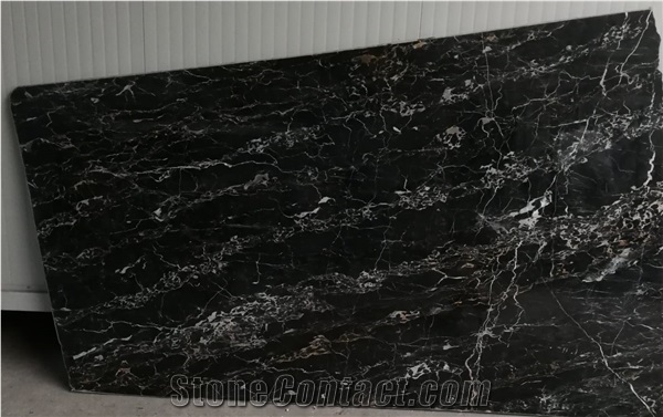 Nero Portoro Marble Slabs, Portoro Gold Marble