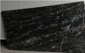 Nero Portoro Marble Slabs, Portoro Gold Marble