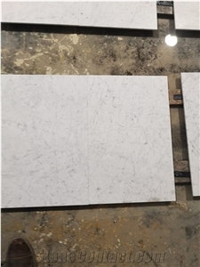 White Carrara C Premium Marble Slabs, Carrara White Marble