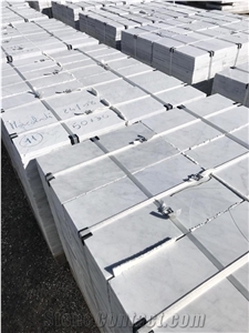 White Carrara C Premium Marble Slabs, Carrara White Marble