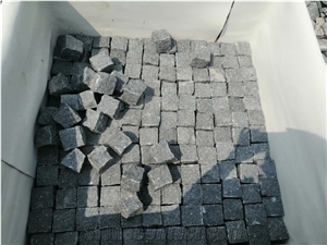 New G654 Padang Dark Grey Granite Cube Stone Pavers
