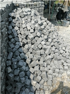 New G654 Padang Dark Grey Granite Cube Stone Pavers