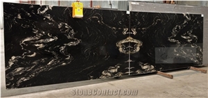 Titanium Gold Granite Slabs, Indian Titanium Gold Granite