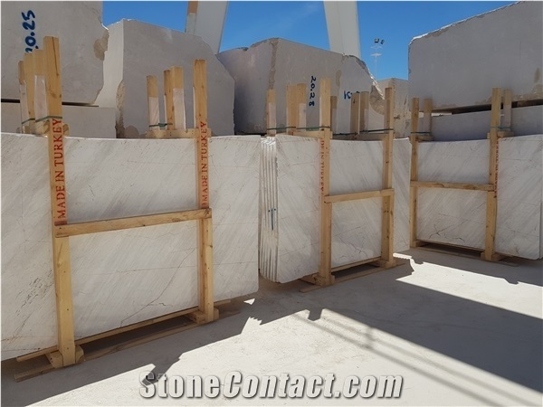 Pieris Dolomite Marble Bookmatched Slabs