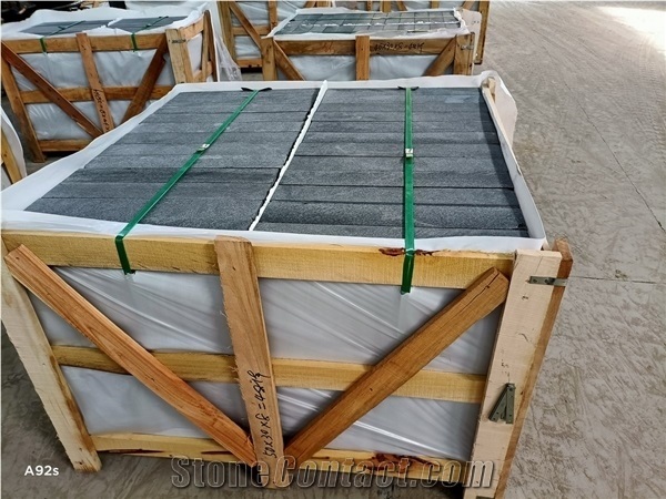 G684 Fuding Black Pearl Basalt Floor Wall Tile