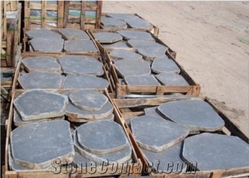 Round Basalt Garden Stepping Stone/Stepping Basalt Stone