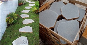Round Basalt Garden Stepping Stone/Stepping Basalt Stone
