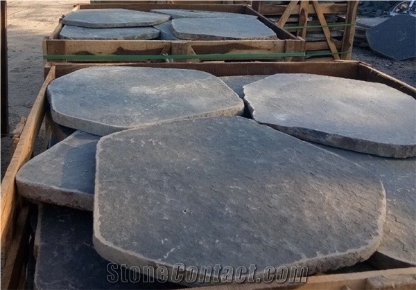 Round Basalt Garden Stepping Stone/Stepping Basalt Stone