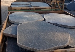 Round Basalt Garden Stepping Stone/Stepping Basalt Stone