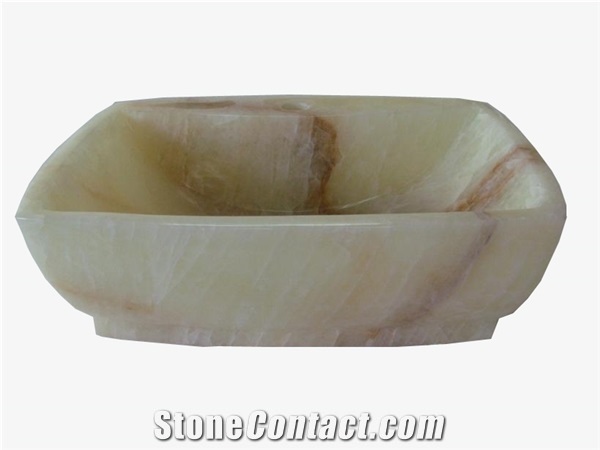 New Design Onyx Basin Sink Interior Decoration