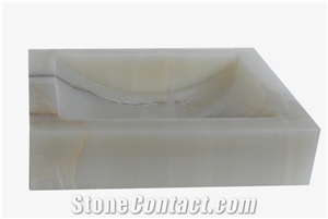 New Design Onyx Basin Sink Interior Decoration