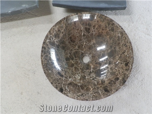 Granite Marble Travertine Onyx Bathroom Wash Basins Sinks