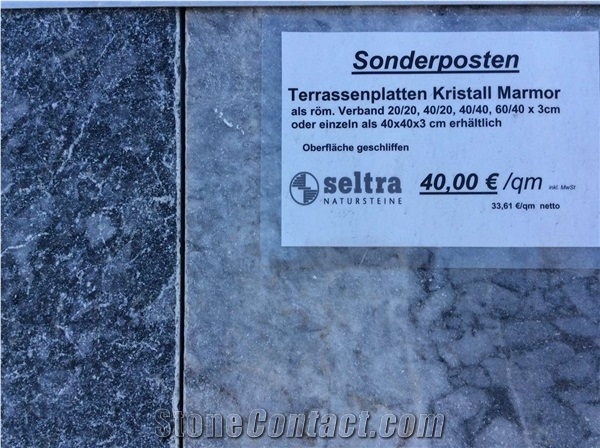 Crystal Dark Deep Blue Marble Tiles