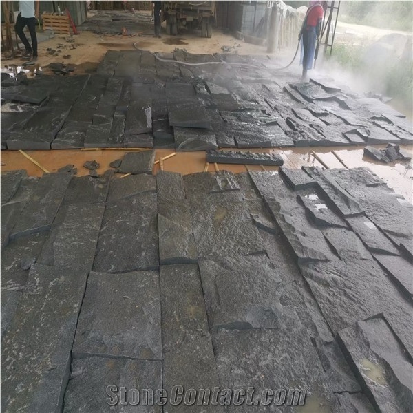 Dark Grey Granite Mushroom Wall Cladding,Exterior Tiles