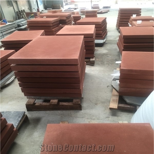 Red Sandstone Tiles Cllading Panel,Outside Ornament