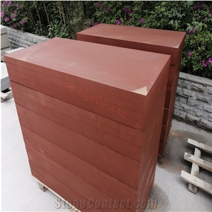 Red Sandstone Tiles Cllading Panel,Outside Ornament