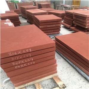 Red Sandstone Tiles Cllading Panel,Outside Ornament