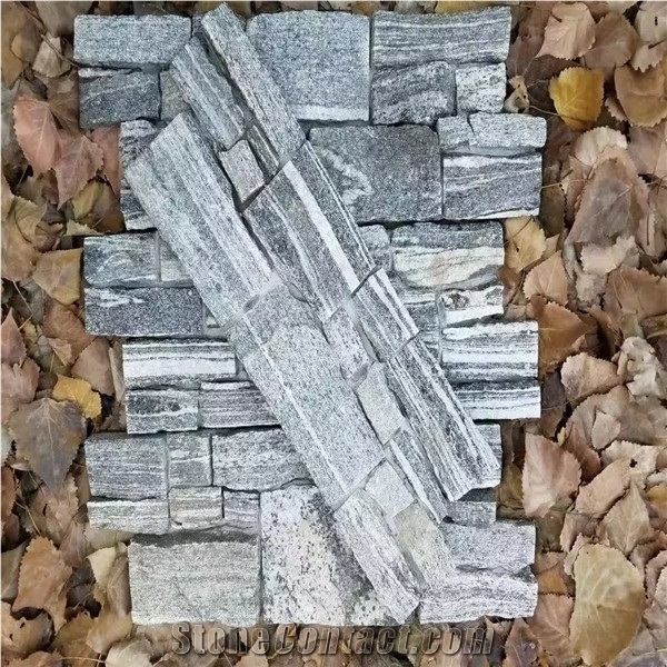 Vein Granite Ledge Stone,External Cladding Installation
