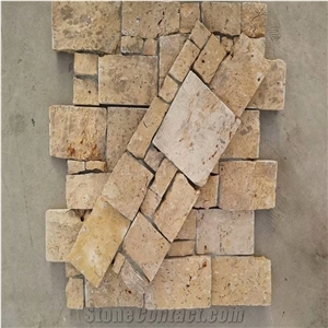 Yellow Limestone Wall Panel,Outside Decoration