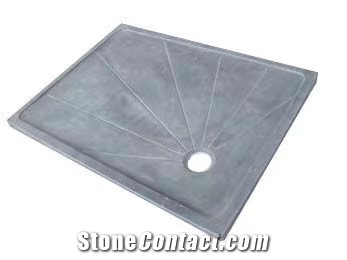 Blue Limestone Bath Shower Tray, Stone Shower Base