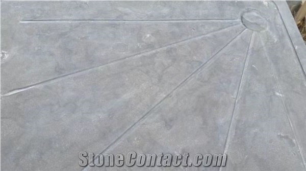 Blue Limestone Bath Shower Tray, Stone Shower Base