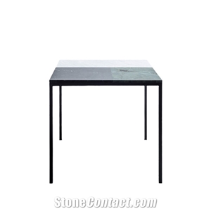 Cheap 4 Seater Creative Color Mixed Marble Dining Table Set