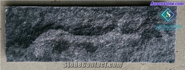 Black Wall Panel Split Face - Cladding Marble