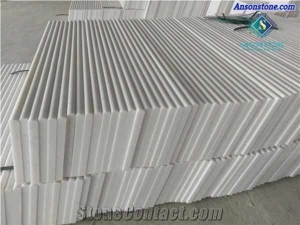 Good Price Polished Pure White Marble Stair Step Riser