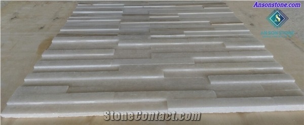 New Color for Your House Wall: Milky White Wall Panel